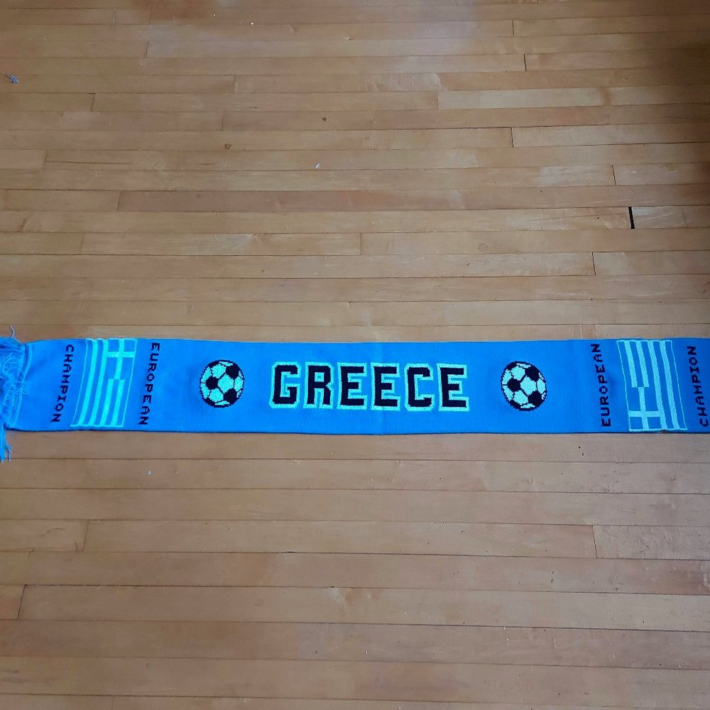 Greece Euro Soccer Championship Team Scarf